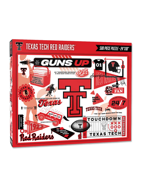 Texas Tech "Scrapbook" 500 Piece Puzzle
