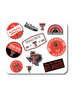 Texas Tech "Stickers" Mouse Pad