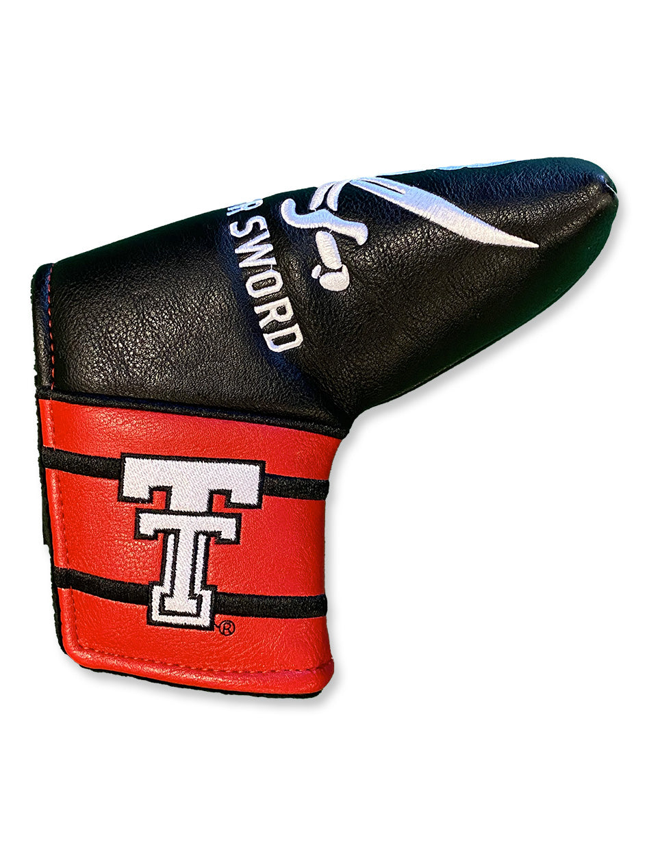 Texas Tech Dark Horse "Swing Your Sword" Golf Blade Putter Cover
