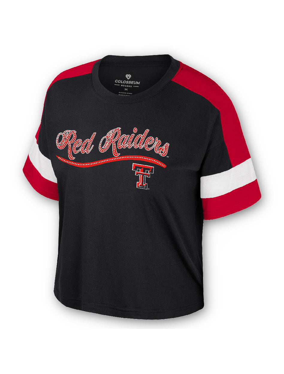 Arena Texas Tech "The Diamond" Rhinestone Short Sleeve Shirt