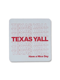 Texas Y'all Sticker