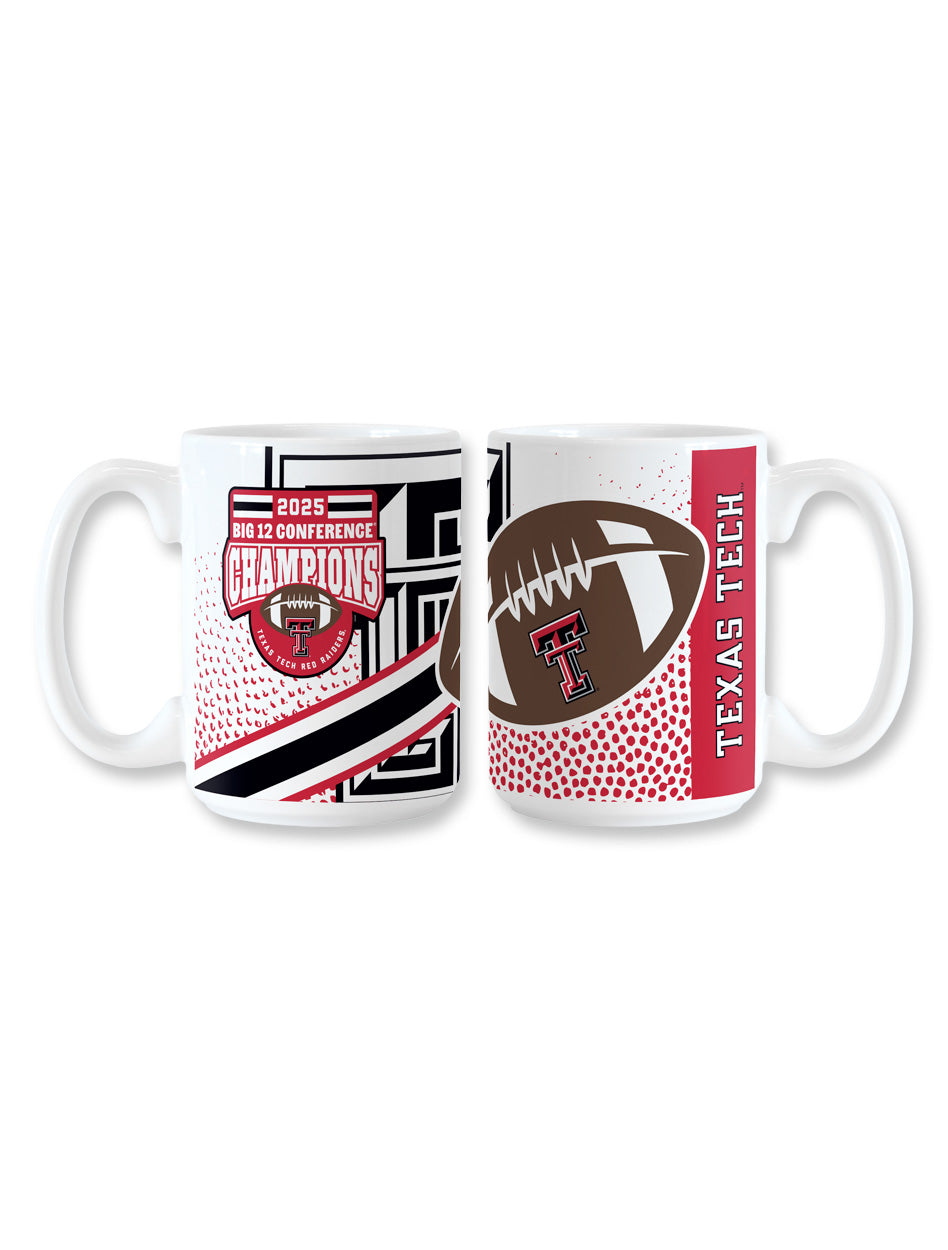 Texas Tec Big 12 CHAMPS 15 oz Sublimated Coffee Mug Set - 2 Piece