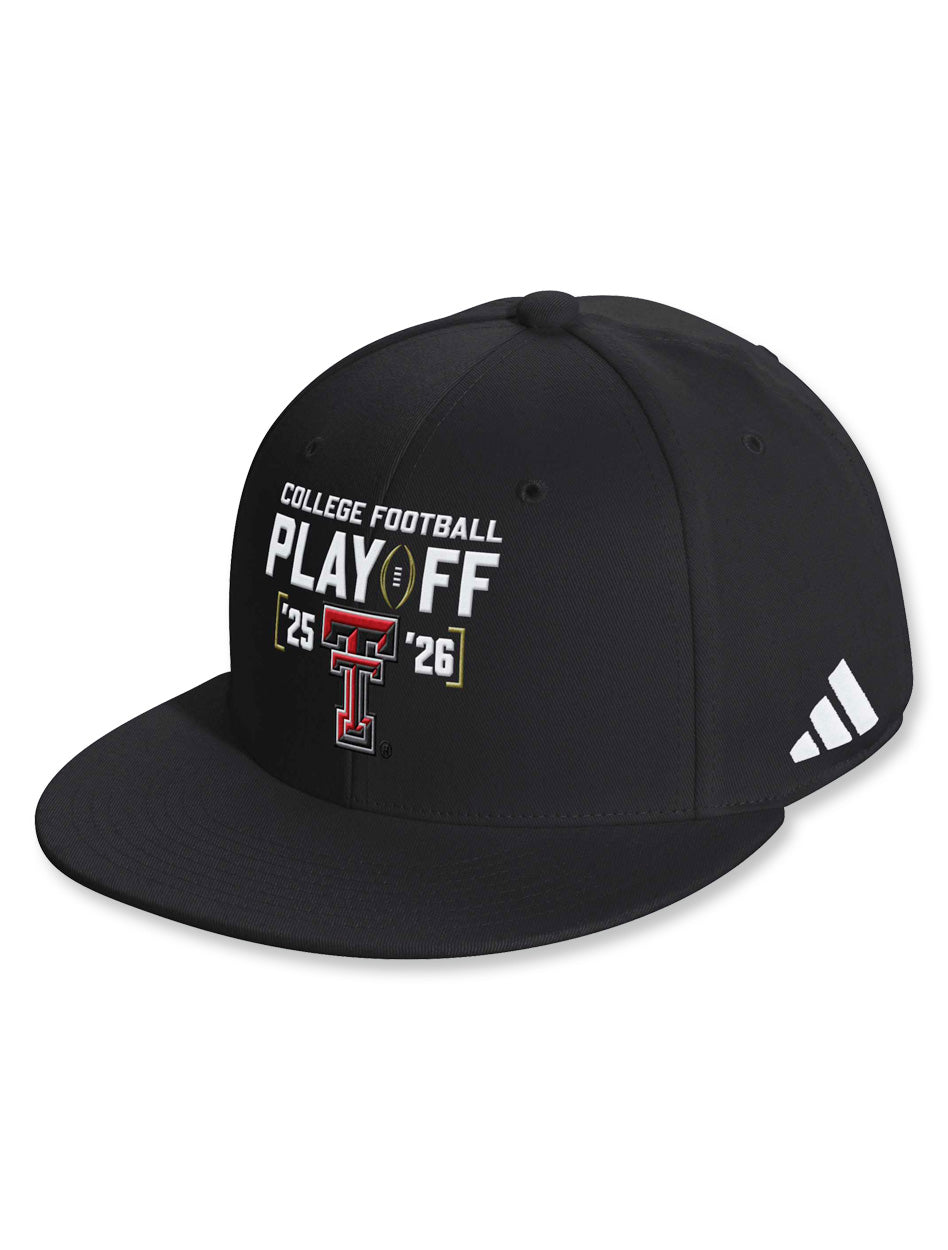 Texas Tech 2025 CFP - Adidas Hat - Black