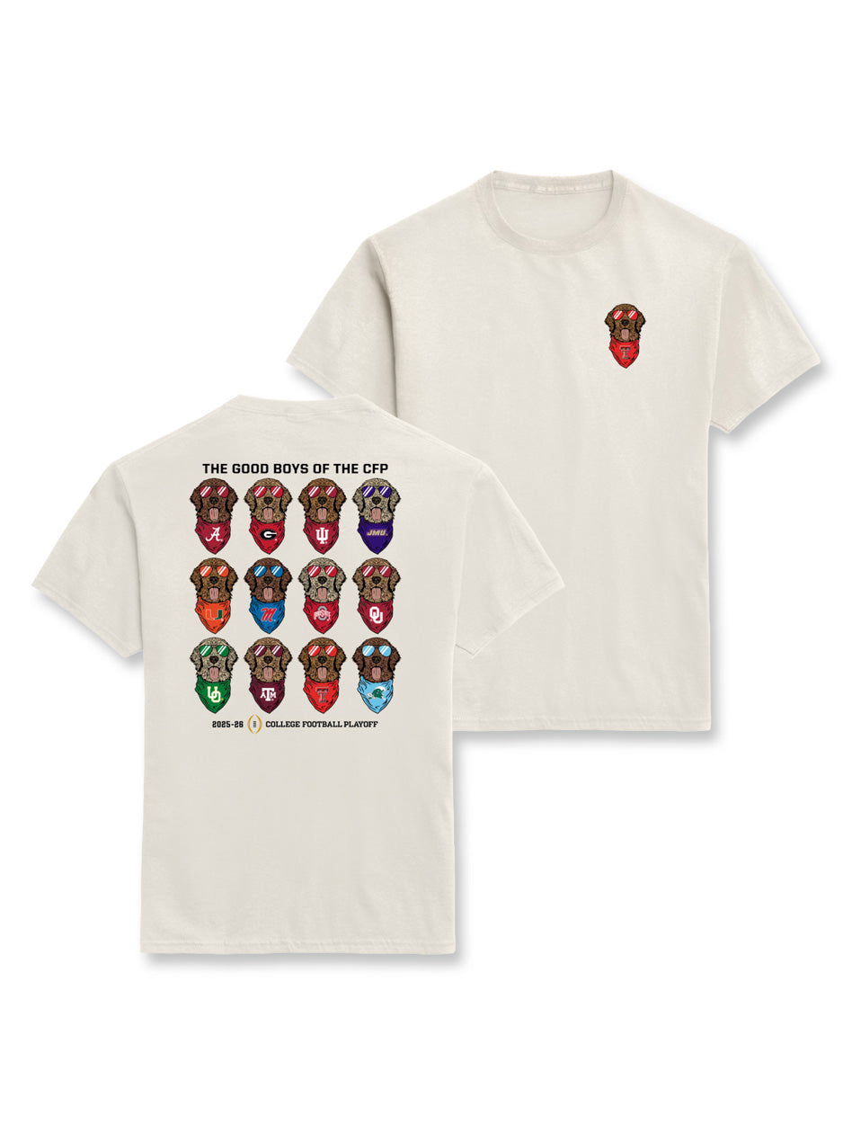 Texas Tech 2025 CFP - T-Shirt - Good Boys of the CFP - IVORY