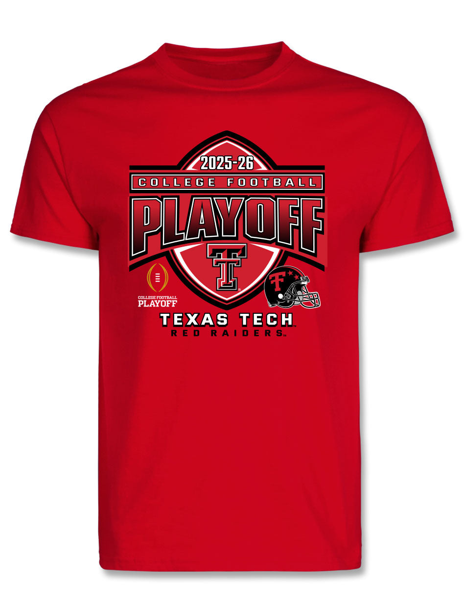 Texas Tech 2025 CFP - T-Shirt - Stadium Walk - RED β Red Raider Outfitter