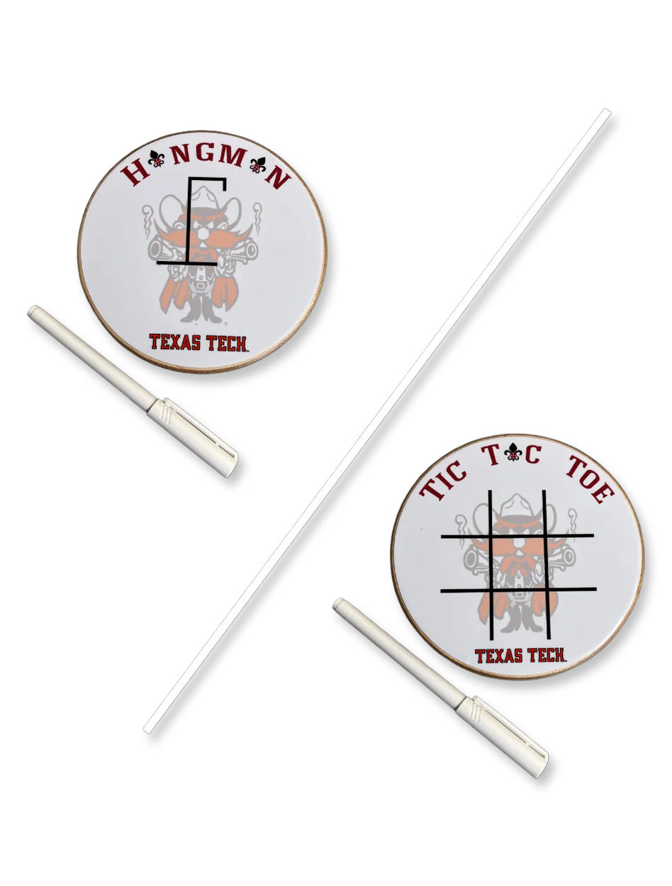 Texas Tech 2 in 1 On the Go Game Set