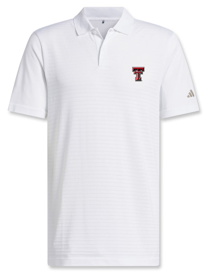 Texas Tech Adidas Golf "Birdie" Tour Stripe Polo