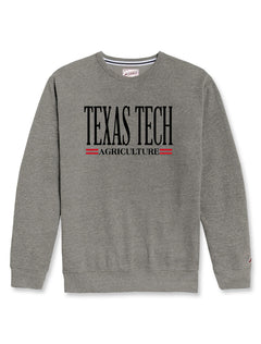 Texas Tech Agriculture Tri-Blend Crewneck Sweatshirt