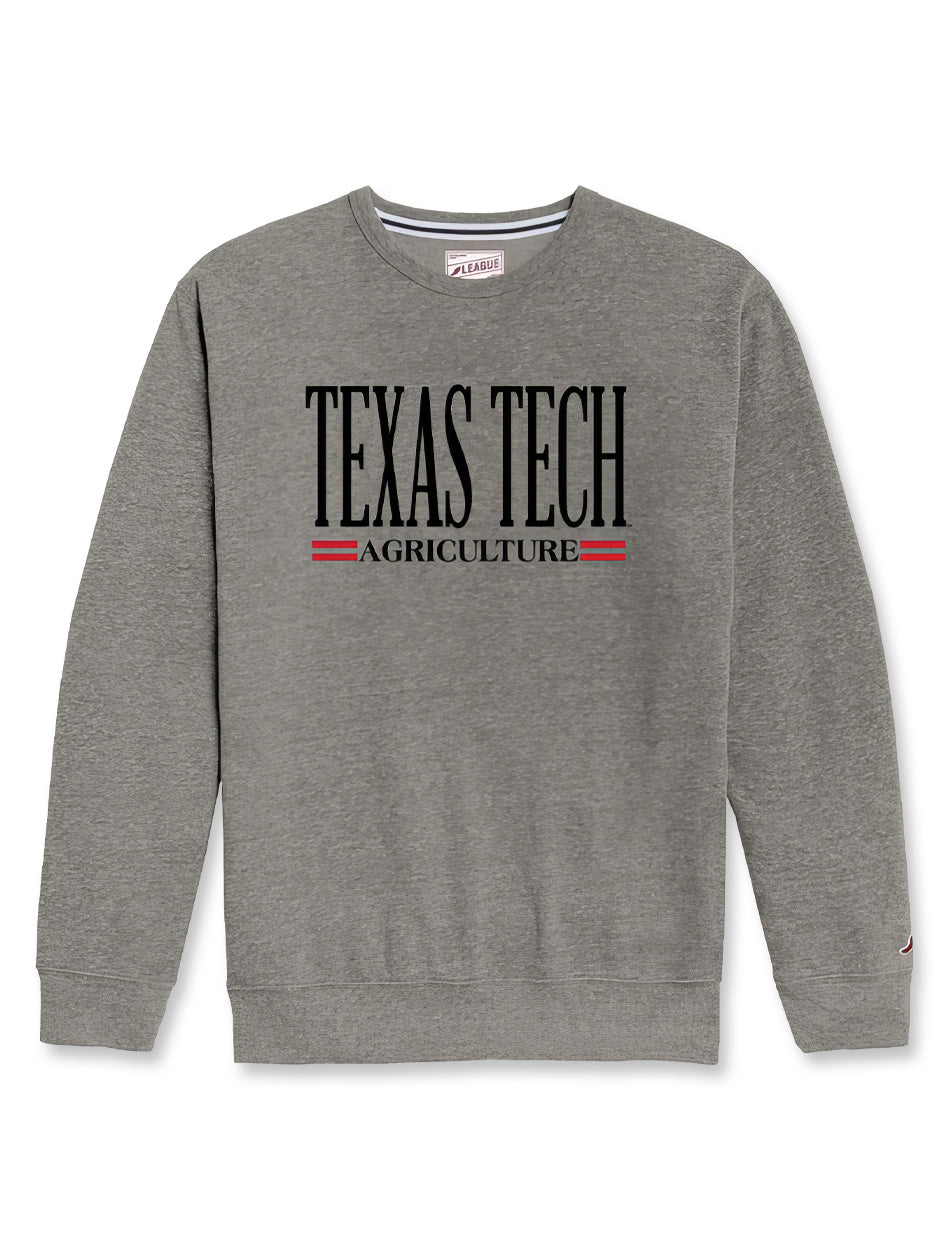 Texas Tech Agriculture Tri-Blend Crewneck Sweatshirt