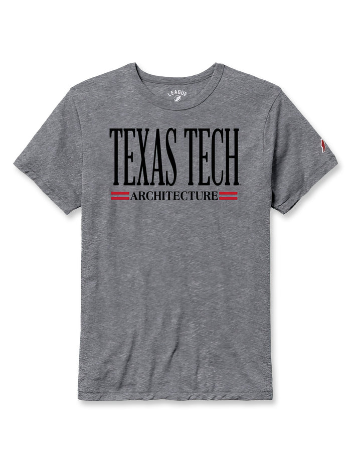 Texas Tech "Architecture" Short Sleeve Tri-Blend T- Shirt