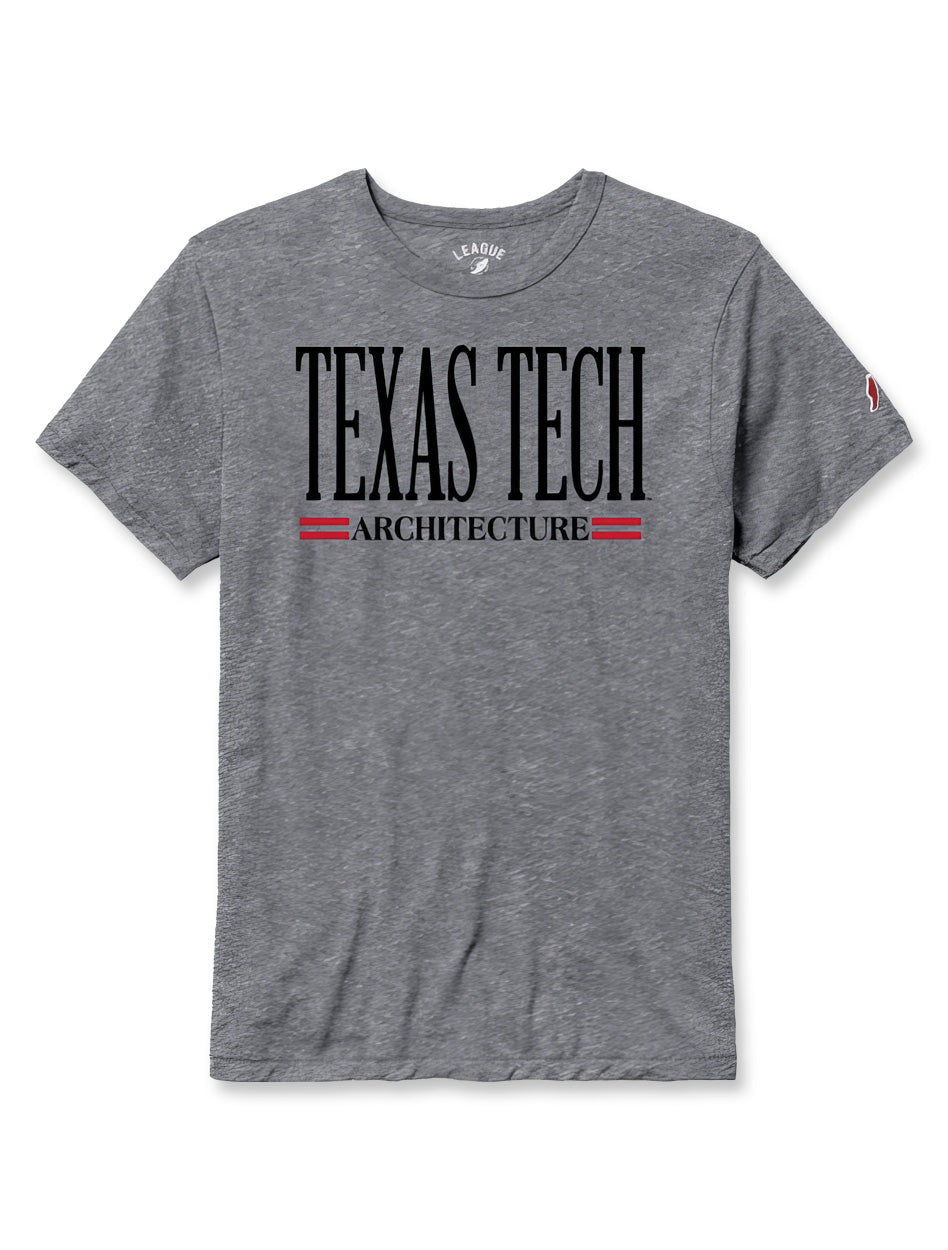 Texas Tech "Architecture" Short Sleeve Tri-Blend T- Shirt