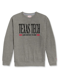 Texas Tech Architecture Tri-Blend Crewneck Sweatshirt