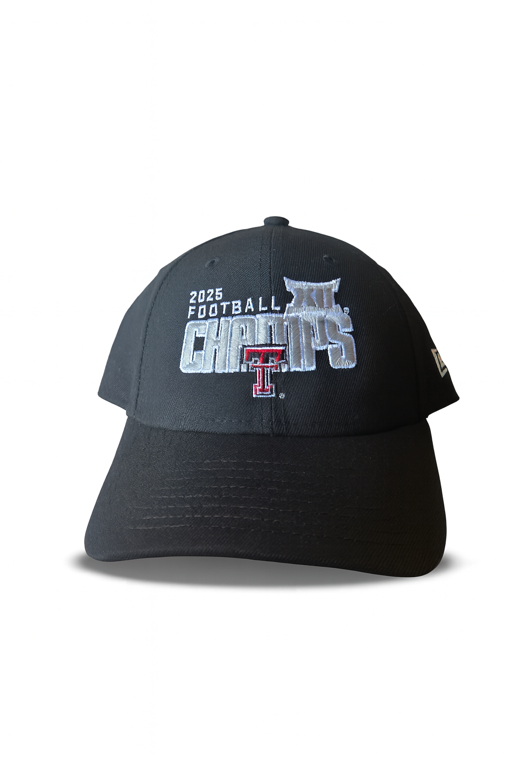 Texas Tech Big 12 CHAMPS - NEW ERA HAT - Locker Room Replica - BLACK