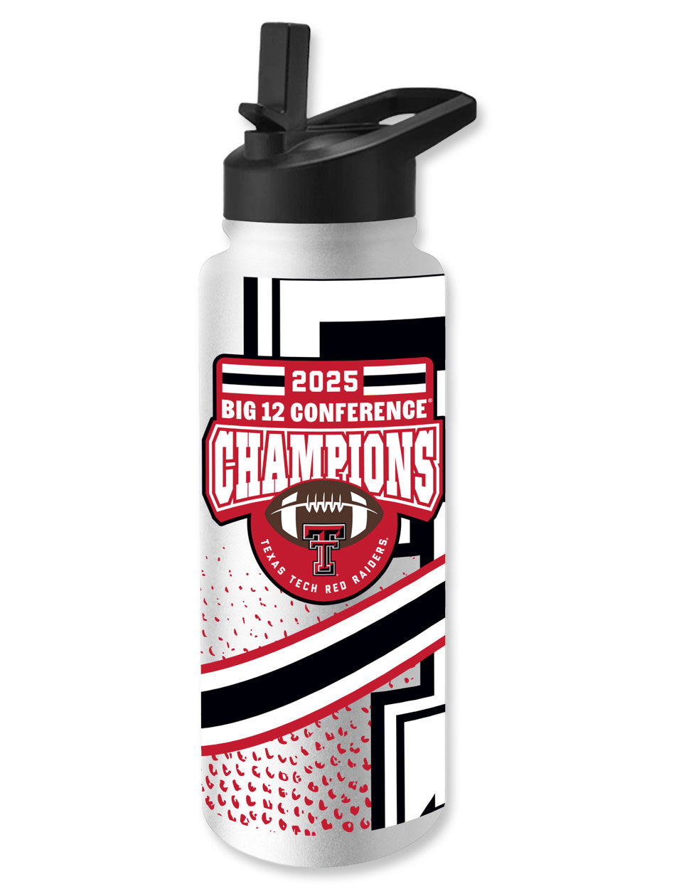 Texas Tech Big 12 CHAMPS Quencher Water Bottle