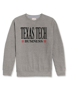 Texas Tech Business Tri-Blend Crewneck Sweatshirt