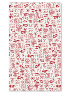 Texas Tech "Campus Landmarks" Cotton Tea Towel