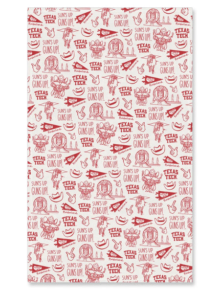 Texas Tech "Campus Landmarks" Cotton Tea Towel