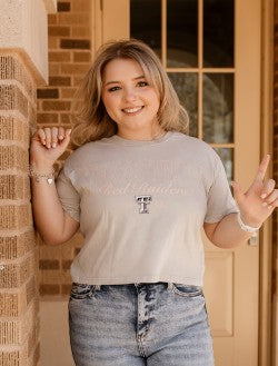 Texas Tech Women's Clothing
Texas Tech Women's T-Shirts
Texas Tech Women's Crop Tops
Texas Tech New Products
Texas Tech Short Sleeve T-Shirts
Women's Short Sleeve T-Shirts