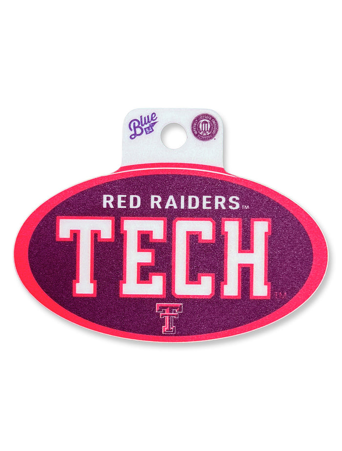Texas Tech decal
Red Raiders TECH sticker
Texas Tech oval decal
Texas Tech car sticker
Double T decal
Texas Tech logo sticker