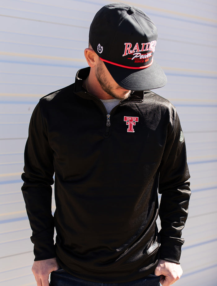Texas Tech Dark Horse Essentials "Vintage Scoreboard" 3.0 Quarter-Zip Pullover