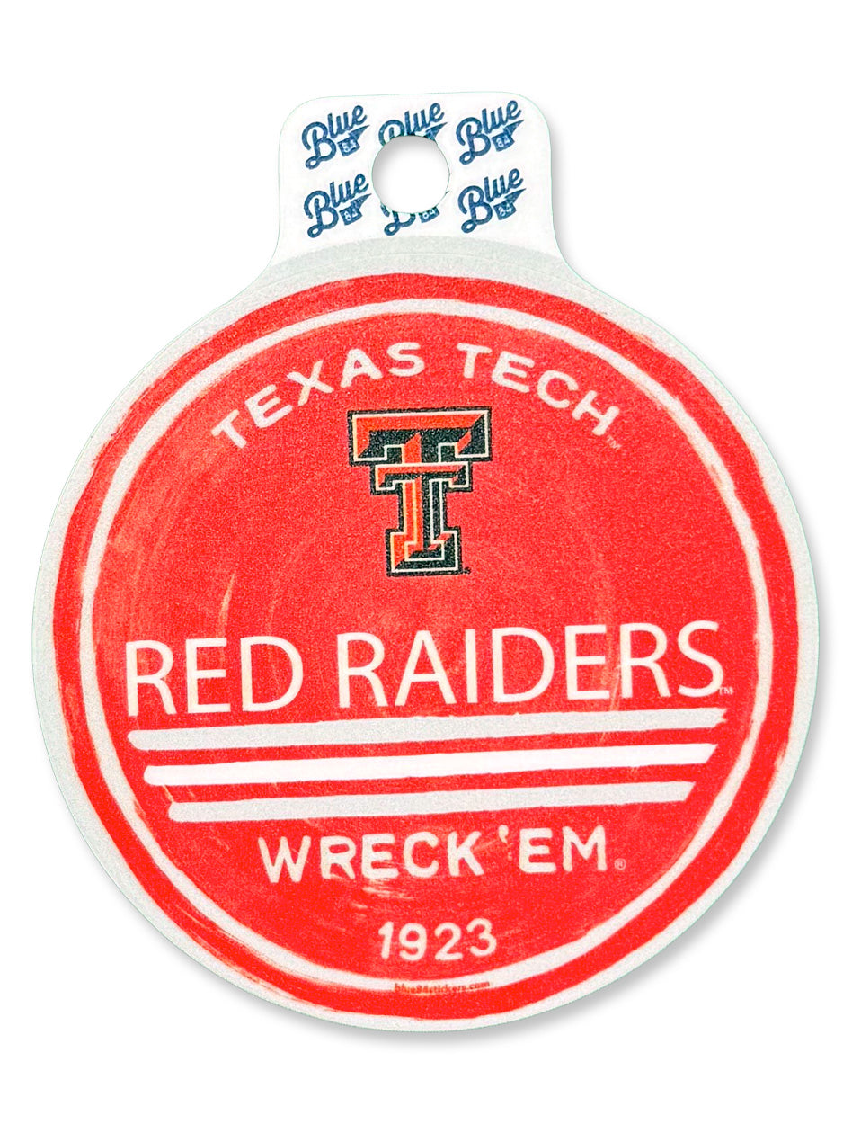 Texas Tech GIFTS
Texas Tech Magnets & Stickers
Texas Tech decal
Red Raiders sticker
Wreck 'Em Texas Tech decal
Texas Tech circular decal
Double T vinyl sticker