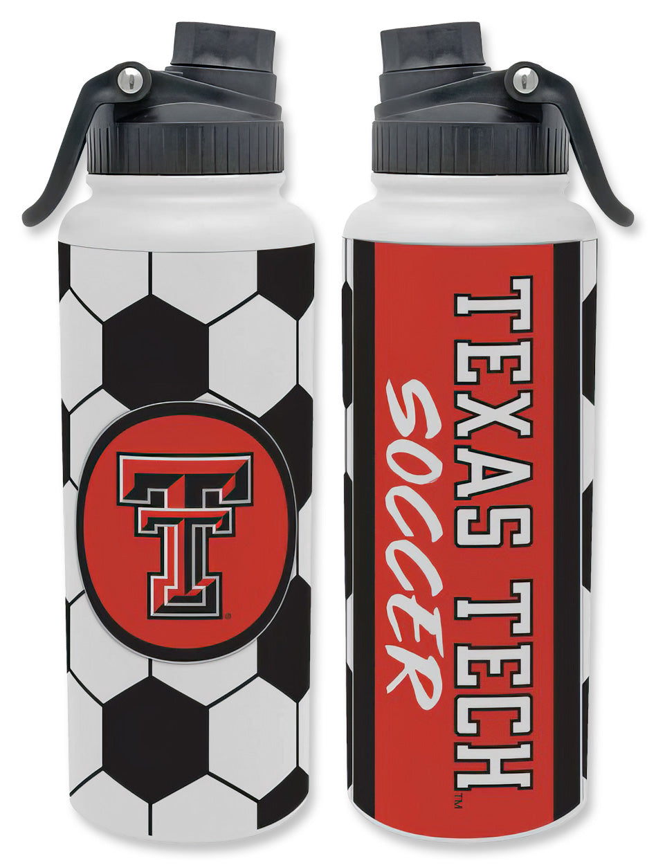 Texas Tech Double T 34oz "Soccer" Water Bottle