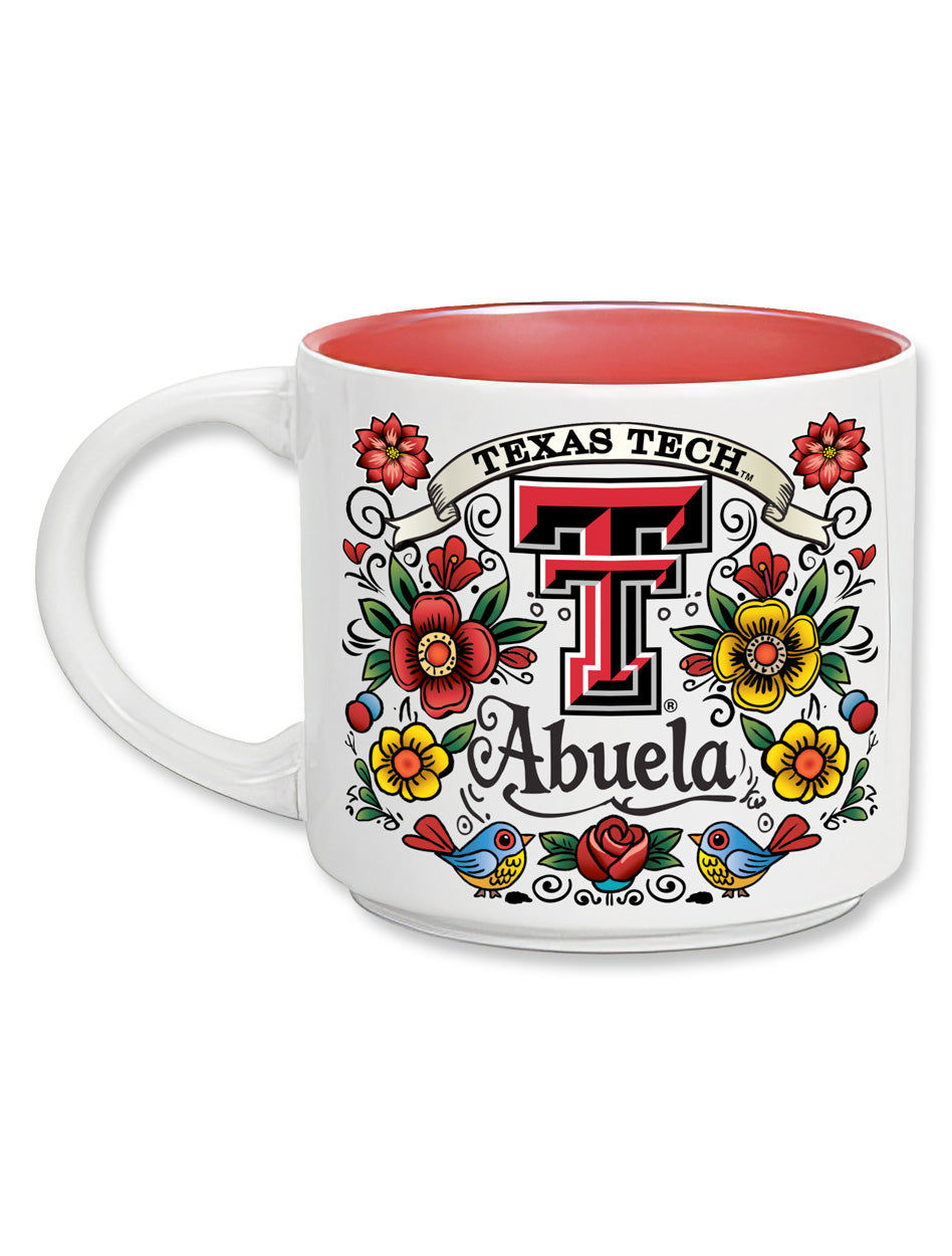 Texas Tech Abuela mug

Red Raiders mug for grandma

Texas Tech floral coffee cup

Texas Tech Hispanic heritage gift

Abuela Double T mug

Texas Tech grandmother gift

Texas Tech Spanish mug

NCAA licensed Texas Tech Abuela mug

Lubbock Red Raiders drinkware

Texas Tech Abuela coffee mug gift