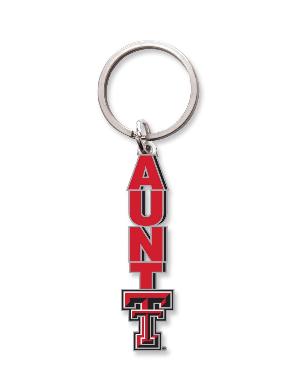 Texas Tech Double T Aunt Keychain