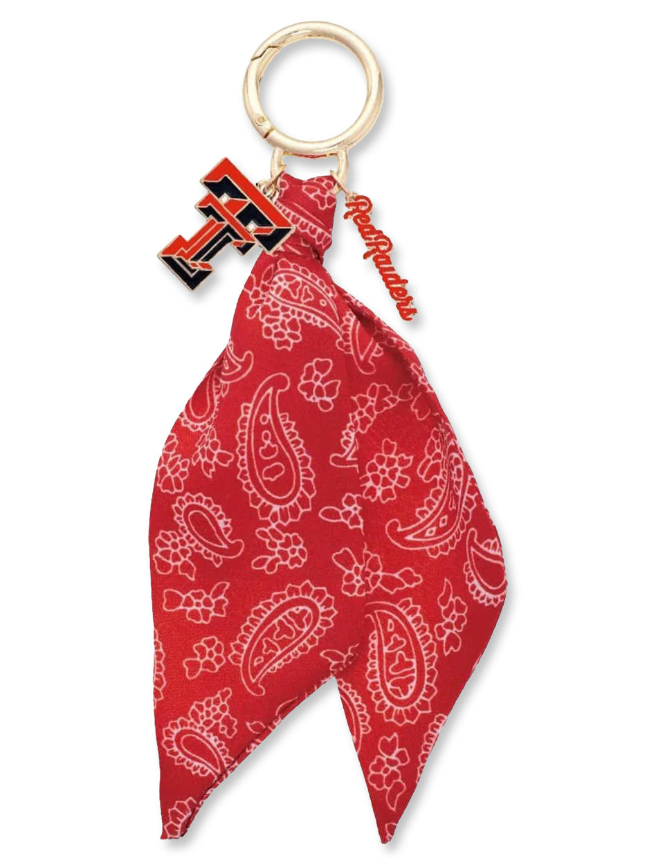 Texas Tech bandana charm, Texas Tech bag charm, Double T bandana accessory, Red Raiders bag keychain, Texas Tech purse charm, Texas Tech keychain, Texas Tech western accessory, Texas Tech red bandana, Red Raiders enamel charm, Texas Tech fashion accessory, Texas Tech game day charm, Texas Tech spirit gear.Texas Tech ACCESSORIES
Texas Tech GIFTS
Texas Tech Bags & Travel
Texas Tech New Products
Texas Tech Bags