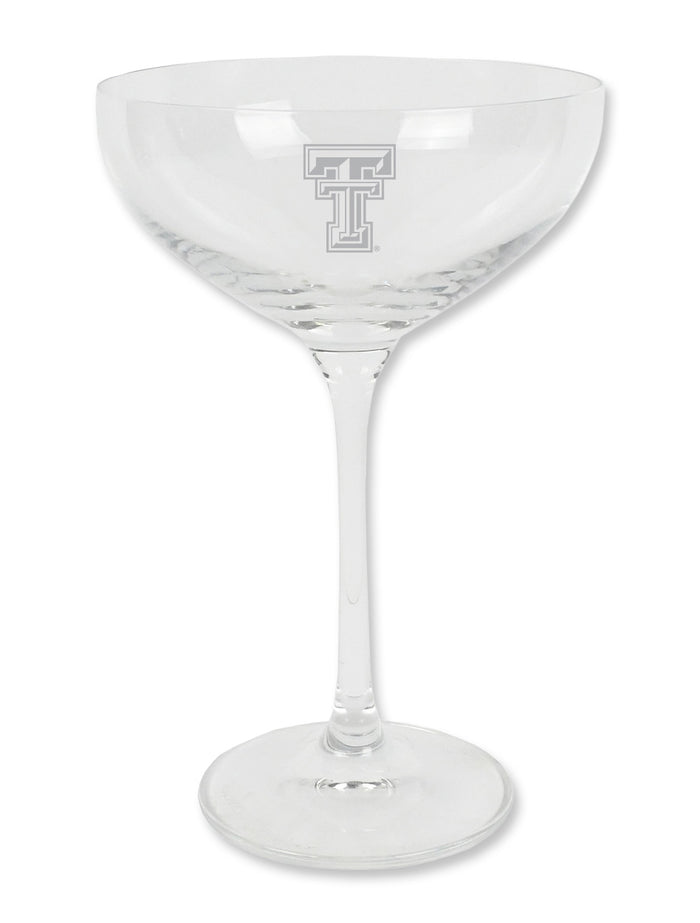 Texas Tech Drinkware
Texas Tech BarwareTexas Tech coupe glass
Texas Tech etched glassware
Double T cocktail glass
Texas Tech wedding barware
College team coupe glass
Texas Tech alumni gift glass
Texas Tech special occasion drinkware