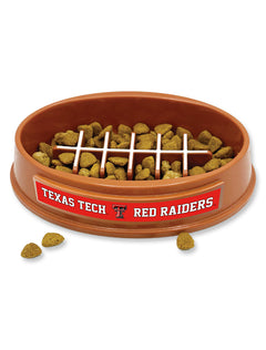 Texas Tech Dog Bowl, Texas Tech Pet Gear, NCAA Slow Feeder Dog Bowl, Texas Tech Red Raiders Dog Accessories, Anti-Choke Pet Feeder, Texas Tech Puppy Supplies, Game Day Pet Bowl.