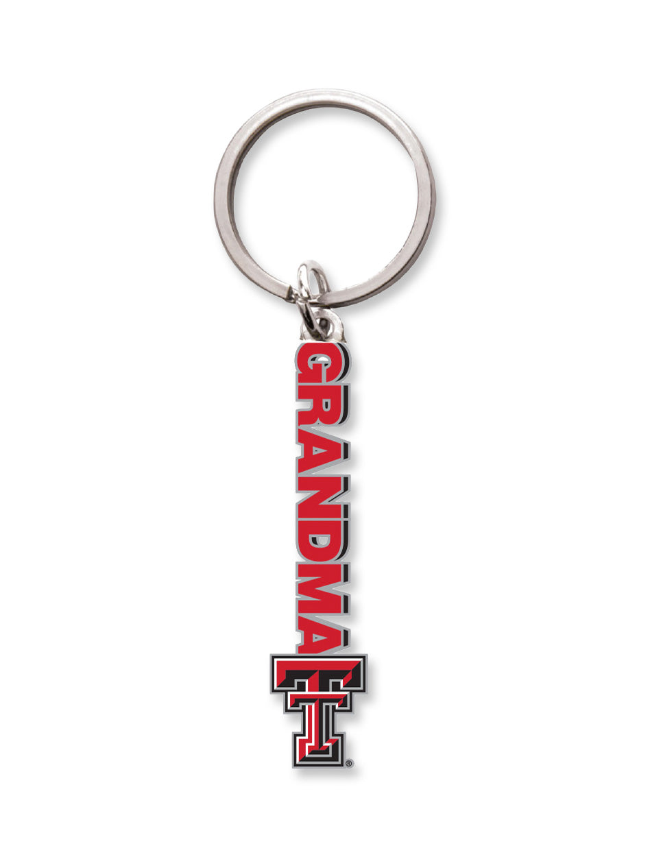 Texas Tech Double T Grandma Keychain