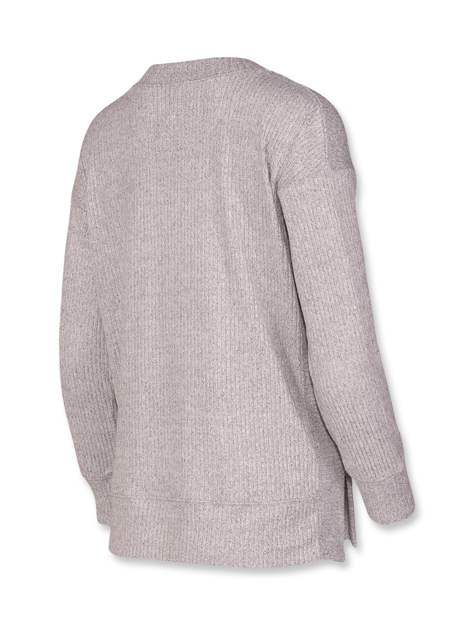 Texas Tech Double T "Juniper" Ladies' Rib Knit Long Sleeve Top