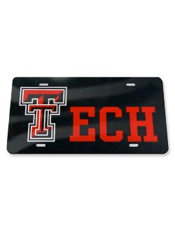 Texas Tech Double T License Plate – Red Raider Outfitter