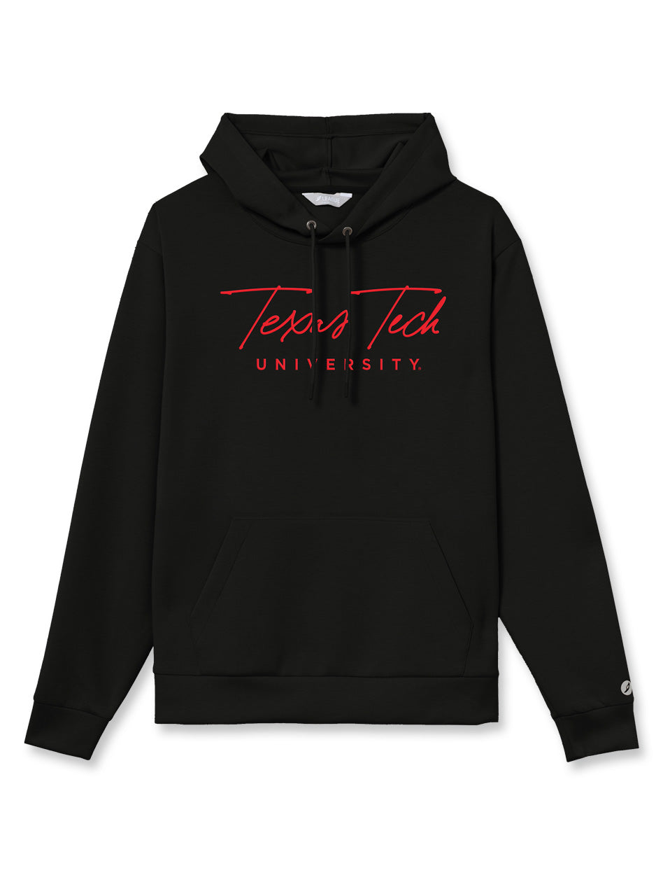 Texas Tech Double T "Longhand Script" Monterey Hooded Sweatshirt