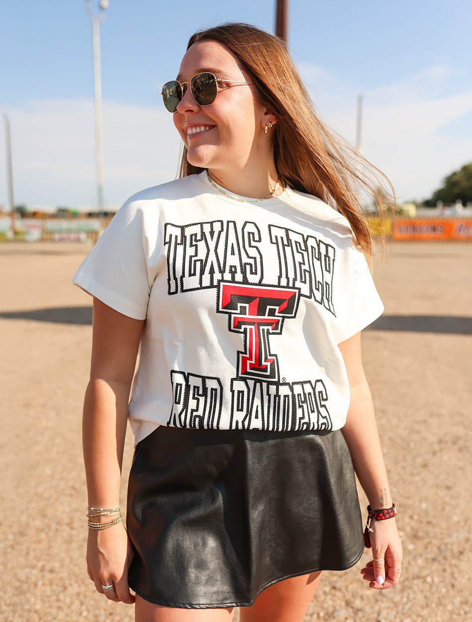 Texas Tech Women's Clothing
Texas Tech Women's Blouses
Texas Tech New Products
Texas Tech Red Raiders women’s blouse

Texas Tech Double T rhinestone shirt

Texas Tech women's short sleeve top

Red Raiders rhinestone blouse

Texas Tech French Terry top
Women’s Texas Tech Red Raiders fan shirt

Short sleeve Texas Tech rhinestone top

Ladies’ Red Raiders French Terry blouse

Texas Tech sparkly college shirt for women

Red Raiders fan apparel women’s blouse