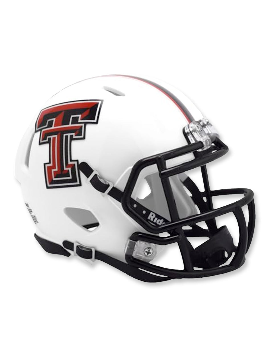 Texas Tech Double T Revolution Speed Mini Football Helmet – Red Raider ...