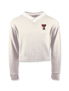 Texas Tech KIDS
Texas Tech New Products
Texas Tech Short Sleeve T-Shirts
Texas Tech Long Sleeve T-Shirts
Texas Tech Youth
Youth T-Shirt
Texas Tech youth crop long sleeve, Double T girls crop top, Riley youth Texas Tech shirt, kids raw edge crop top Texas Tech, girls Texas Tech game day outfit, cropped long sleeve for girls, Texas Tech youth spirit wear, young Red Raiders apparel, girls Texas Tech university top