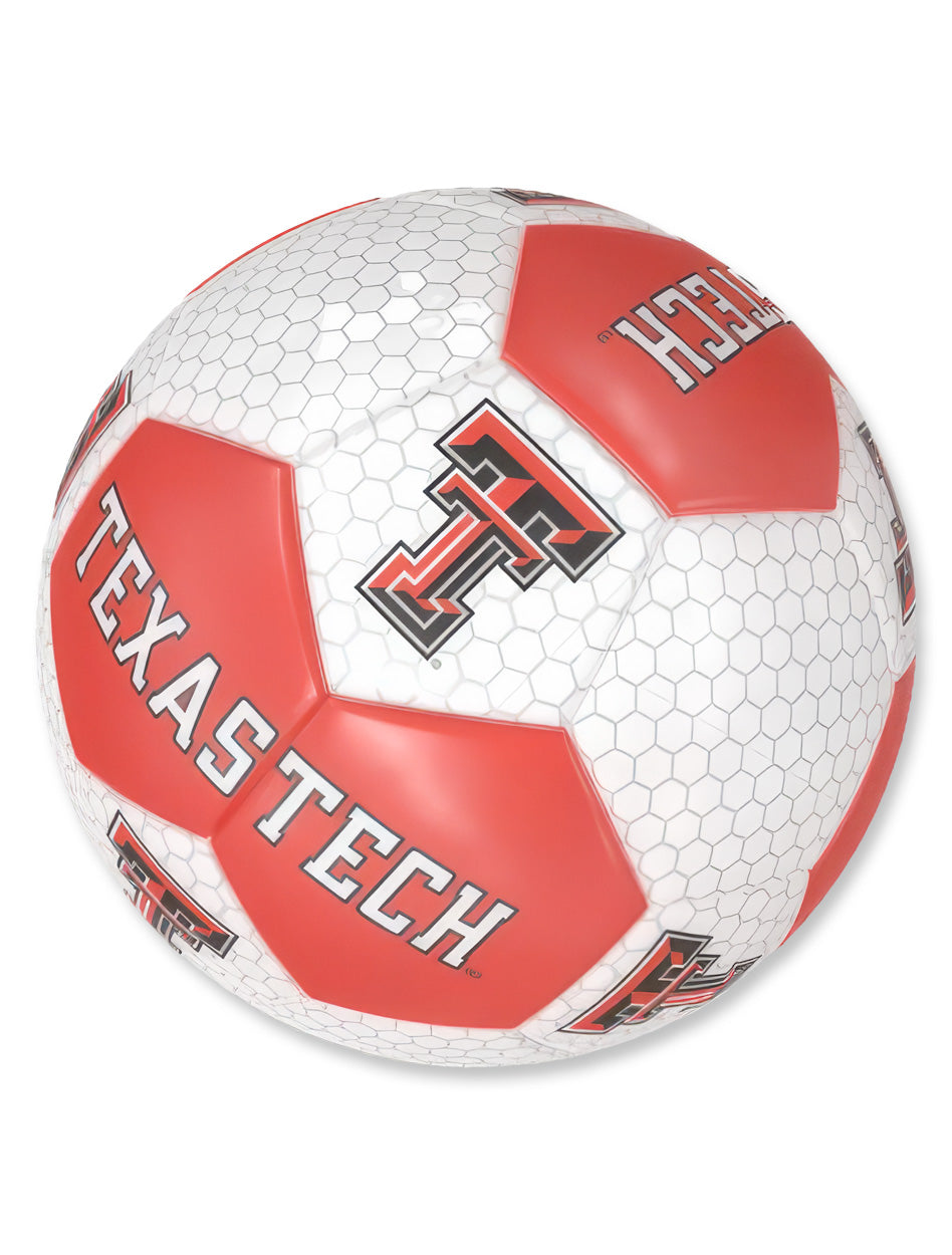 Texas Tech Double T Texas Tech Official Size Soccer Ball – Red Raider ...