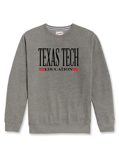 Texas Tech Education Tri-Blend Crewneck Sweatshirt