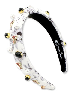 Texas Tech Floral Toile Logo Headband