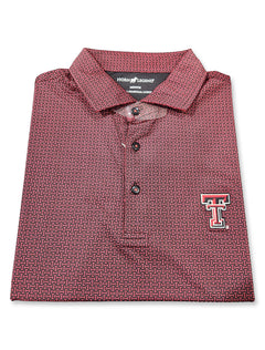 Texas Tech "Football Laces" Men's Polo