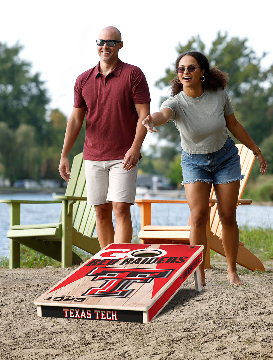 Texas Tech GIFTS
Texas Tech Boredom Busters
Texas Tech New Products
Weberous For Development
Texas Tech cornhole board set
Go Red Raiders tailgate games
Regulation wood cornhole boards
Texas Tech bean bag toss
NCAA licensed cornhole game
Real wood cornhole with Double T logo
Texas Tech 2x4 cornhole boards
Red Raiders outdoor game set
Cornhole boards with bags
Texas Tech tailgate essentials