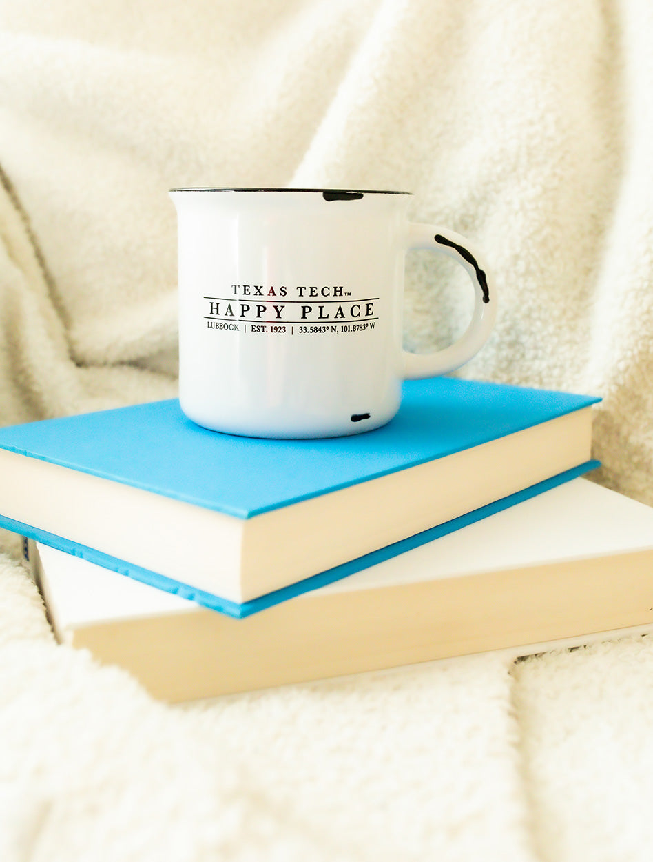 Texas Tech "Happy Place" Campfire Mug