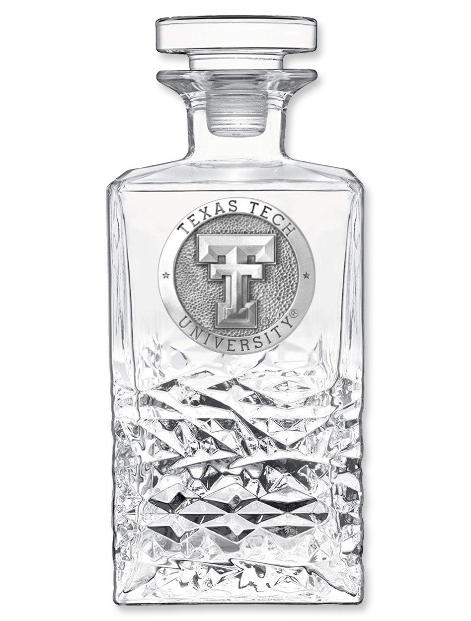 Heritage Pewter Fleur de lis Capitol Decanter