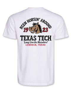 Texas Tech "Horsin' Around" Pocketed Short Sleeve T-Shirt