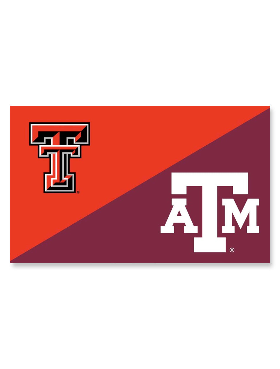 Texas Tech GIFTS
Texas Tech FEATURED SHOPS
Texas Tech HOME & OFFICE
Texas Tech New Products
Flags & BannersTexas Tech vs Texas A&M house divided flag
Texas Tech A&M rivalry flag
House divided Red Raiders Aggies flag
Texas Tech screen print flag
Texas A&M vs Texas Tech flag
Texas Tech Aggies house divided banner
Red Raiders vs Aggies flag décor
Texas Tech A&M outdoor flag
House divided game day flag
Texas Tech rivalry merchandise
Texas Tech A&M tailgate flag
House divided college flag Texas Tech 