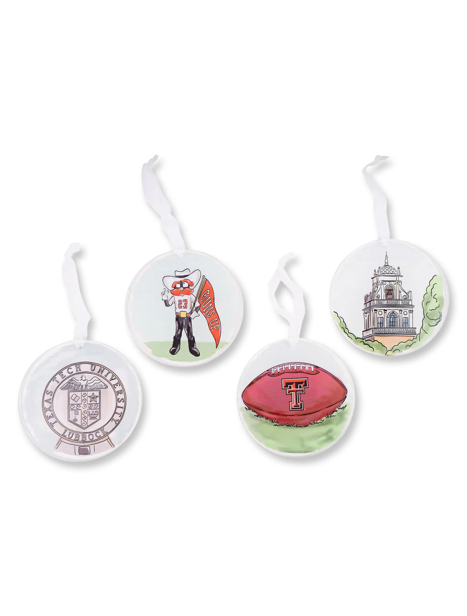 Texas Tech GIFTS
Texas Tech Holiday
Texas Tech New Products
Texas Tech Ornaments
Texas Tech Holiday Decor
Holiday Themed Pieces
Texas Tech ornaments
Texas Tech Christmas ornaments
Texas Tech acrylic ornaments
Red Raiders holiday décor
Texas Tech tree decorations
Raider Red ornament set
Texas Tech football ornament
Texas Tech university seal ornament
Texas Tech gift ideas
Texas Tech fan holiday decorations