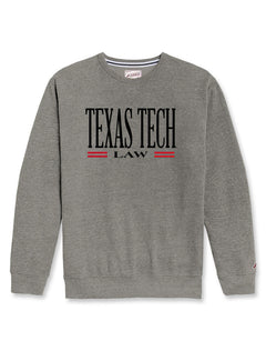 Texas Tech Law Tri-Blend Crewneck Sweatshirt