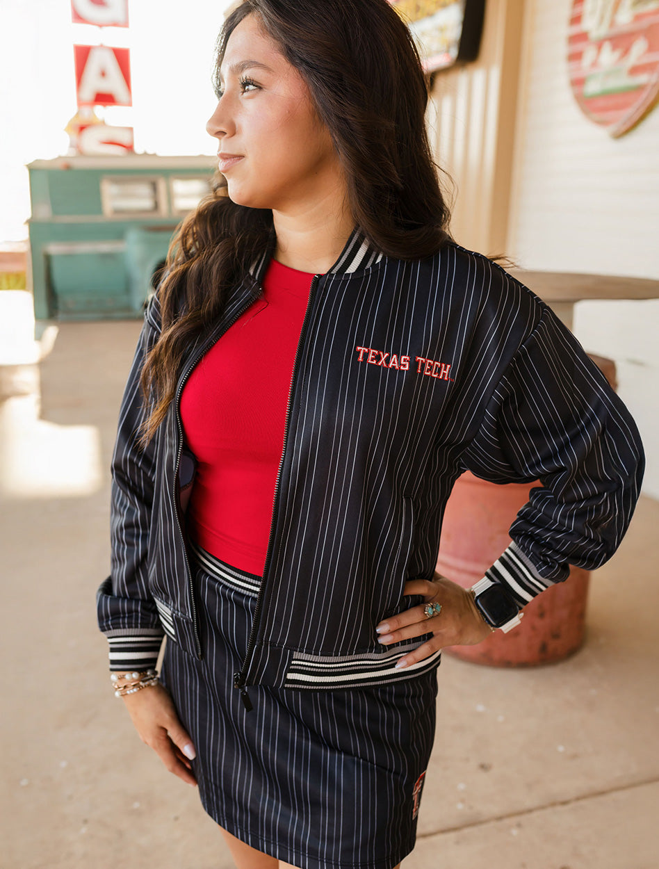 Texas Tech Women's Clothing
Texas Tech Women's Outerwear
Texas Tech New Products
Weberous For Development
Women's JacketsTexas Tech pinstripe jacket

Texas Tech bomber jacket

Texas Tech varsity style jacket

Texas Tech striped jacket

Texas Tech gameday jacket

Texas Tech skirt set

Texas Tech matching set outfit

Texas Tech women’s game day apparel

Texas Tech tailgate outfit

Texas Tech two-piece set

Red Raiders pinstripe jacket

Texas Tech embroidered jacket

Texas Tech fashion jacket

Texas Tech trend
